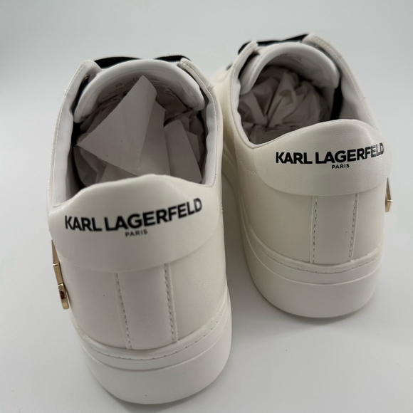 NWOB Karl Lagerfeld Women’s Sneakers White Color - Picture 4 of 8